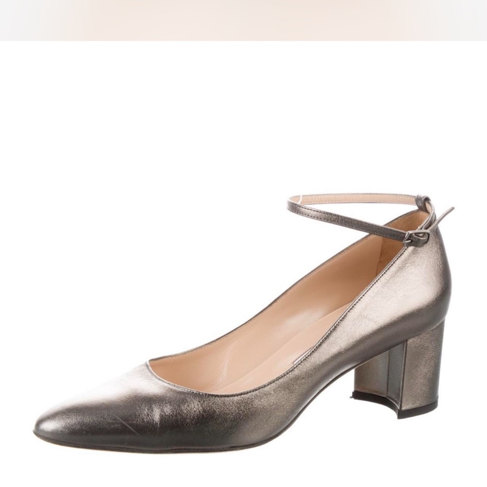 Manolo Blahnik Silver Heels